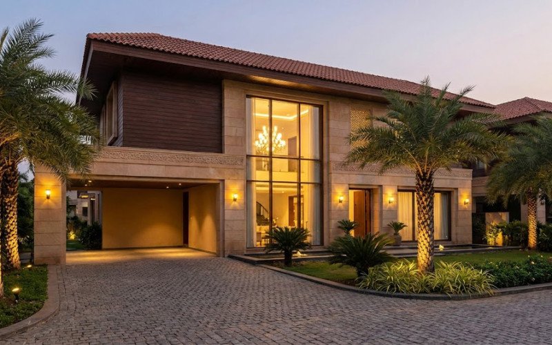 Luxury 3D Elevation Designs for Duplex Homes & Villas